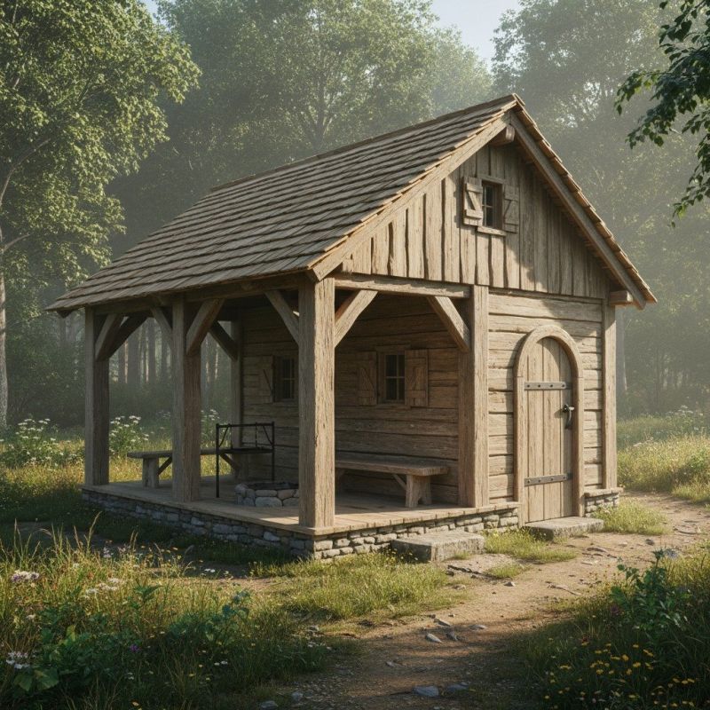 Wood Cabin Construction